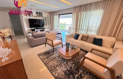 Vendo em oportunidade lindo apartamento no resort le parc de 166m², 4/4, 3 suítes, 3 vagas, 01 depósito - patamares - salvador/ba.