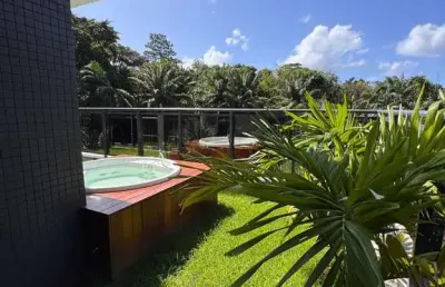 Vendo apartamento garden térreo 125 m² construída e área verde privativa - alphaville - ssa/ba.