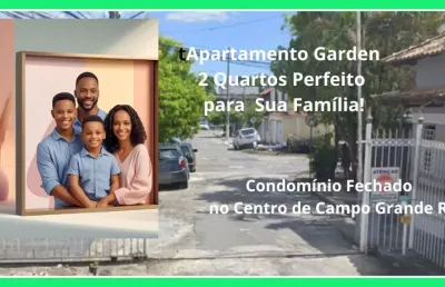 Apartamento térreo 2 quartos centro de campo grande rj