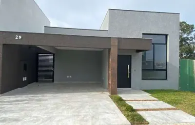 Casa em condomínio fechado com 3 quartos à venda no Cará-cará, Ponta Grossa 