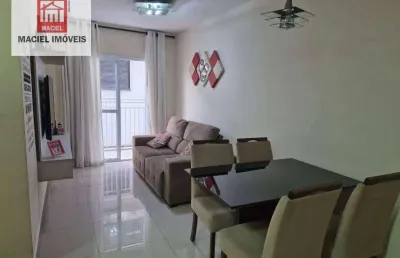 Apartamento à 400 mts do lago dos patos, com 2 dormitórios à venda, 54 m² por r$ 320.000 - vila galvão - guarulhos/sp