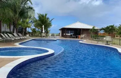 Village 3 suítes em condomínio pé na areia,  na praia de itacimirim