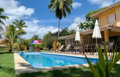 Casa alto padrão, porteira fechada, 4 suítes - quintas de sauipe grande laguna - costa do sauipe