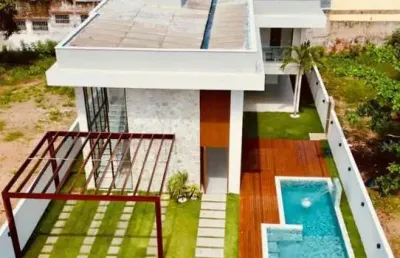 Casa cinematográfica á venda, 08 suítes. condomínio paraíso em guarajuba