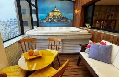 Apartamento nascente, duplex 3 suítes à venda no residencial torre de pádua, pituba, salvador