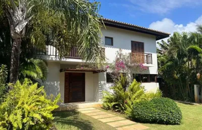 Casa com 6 dormitórios à venda, piscina. porteira fechada - condomínio porto das baleias - praia do forte