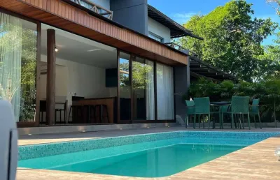 Casa à venda – 4 quartos, 3 suítes – condomínio alto da enseada, praia do forte