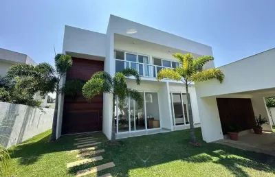 Casa com 5 suítes à venda, 750 m² por r$ 4.900.000 - interlagos - camaçari/ba