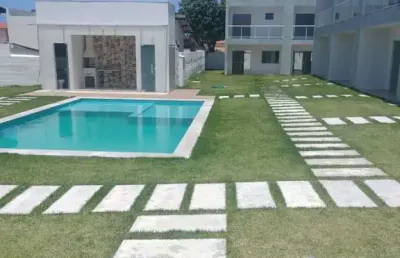 Village à venda em condomínio fechado na praia de jauá. aceita financiamento