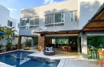 Casa com 5 dormitórios à venda, 670 m² por r$ 8.500.000,00 - alphaville i - salvador/ba