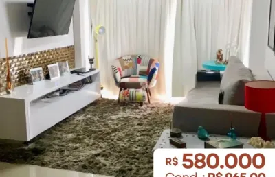 Apartamento com 3 quartos (suítes) e 3 vagas à venda no meireles
