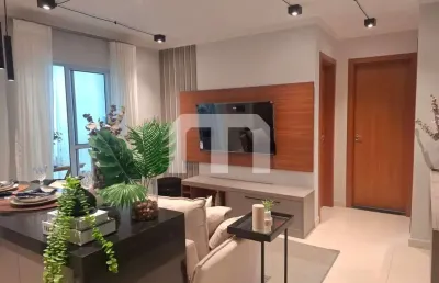 Porteira fechada ! apartamento  a venda de 55 m², 2 dormitórios, sala,  churrasqueira e , 1 vaga