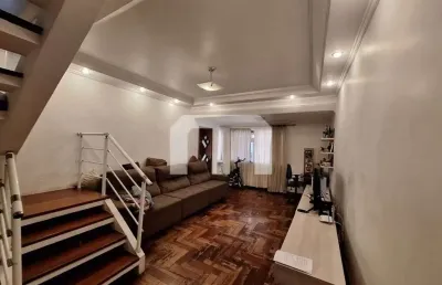 Linda casa à venda em são paulo-sp, chácara santo antônio: sobrado de vila fechada, 2 suítes, área g