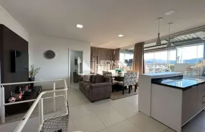 Apartamento cobertura duplex à venda com 2 dormitórios no bairro quintino em timbó-sc