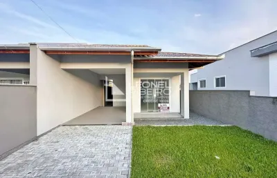 Casa com 2 dormitórios à venda, 78,22 m² no bairro divinéia - rio dos cedros/sc