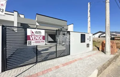 Casa com 3 dormitórios à venda, 108 m² no bairro benedito - indaial/sc