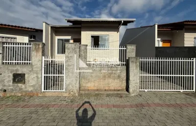 Casa à venda com 2 dormitórios, 80,68 m² no bairro arapongas em indaial-sc