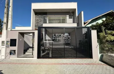 Casa sobrado à venda com 3 dormitórios, 187,13 m² no bairro quintino em timbó-sc