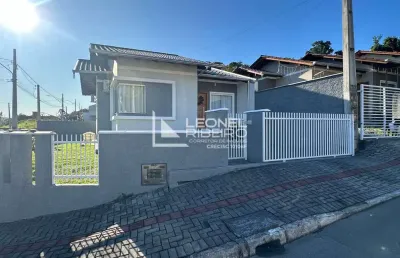 Casa com 3 dormitórios, 67,95 m² à venda no bairro arapongas em indaial - sc