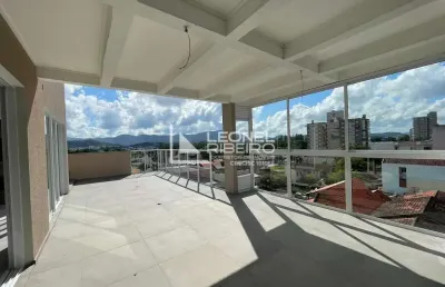 Apartamento cobertura duplex com 3 dormitórios (1 suíte) à venda, 146,83 m² no bairro das capitais - timbó/sc
