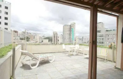 Cobertura à venda, 4 quartos, 2 suítes, 2 vagas, anchieta - belo horizonte/mg