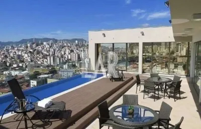 Flat à venda, 1 quarto, 1 suíte, 1 vaga, nova suíssa - belo horizonte/mg