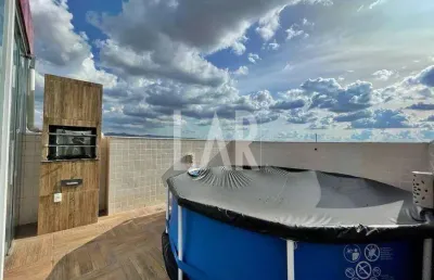 Cobertura à venda, 3 quartos, 1 suíte, 2 vagas, manacás - belo horizonte/mg