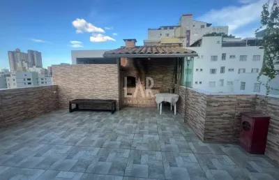 Cobertura à venda, 3 quartos, 1 suíte, 2 vagas, sagrada família - belo horizonte/mg