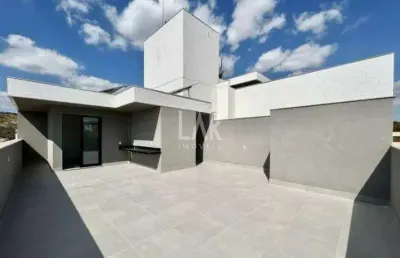 Cobertura à venda, 3 quartos, 2 suítes, 4 vagas, castelo - belo horizonte/mg