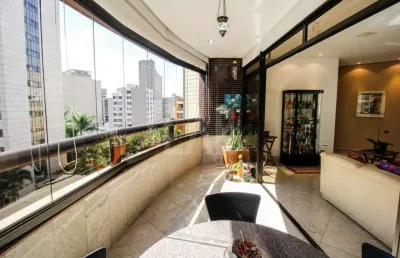 Apartamento à venda, 4 quartos, 2 suítes, 4 vagas, funcionários - belo horizonte/mg