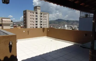 Cobertura à venda, 3 quartos, 1 suíte, 2 vagas, sagrada família - belo horizonte/mg