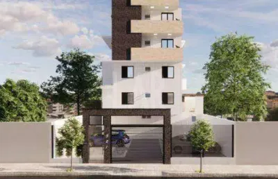 Apartamento à venda, 2 quartos, 1 suíte, 1 vaga, santa branca - belo horizonte/mg
