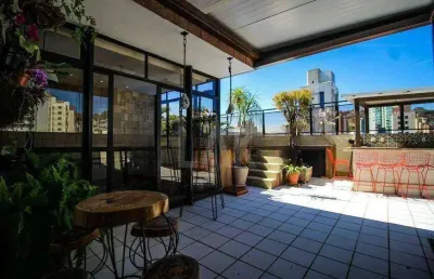 Cobertura à venda, 4 quartos, 2 suítes, 5 vagas, serra - belo horizonte/mg