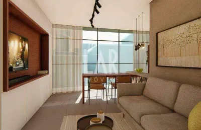 Apartamento à venda, 2 quartos, 1 suíte, 2 vagas, cruzeiro - belo horizonte/mg