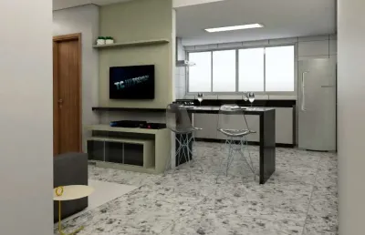 Cobertura à venda, 2 quartos, 2 suítes, 2 vagas, santa efigênia - belo horizonte/mg