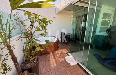 Cobertura à venda, 3 quartos, 1 suíte, 2 vagas, aeroporto - belo horizonte/mg