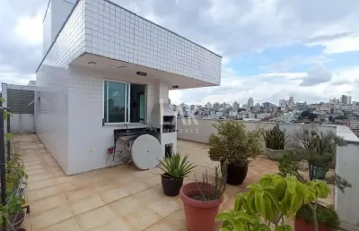 Cobertura à venda, 4 quartos, 1 suíte, 2 vagas, sagrada família - belo horizonte/mg