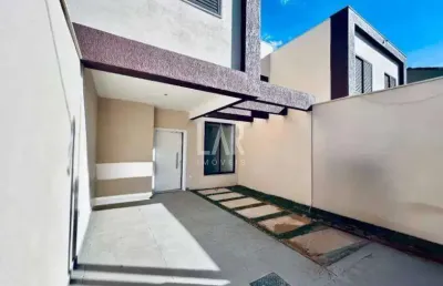 Casa geminada à venda, 3 quartos, 1 suíte, 2 vagas, santa rosa - belo horizonte/mg