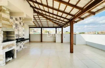 Cobertura à venda, 3 quartos, 1 suíte, santa mônica - belo horizonte/mg
