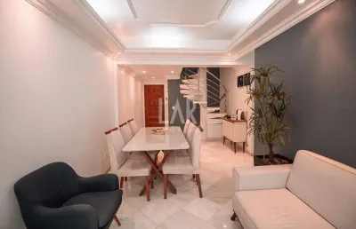 Cobertura à venda, 4 quartos, 2 suítes, 2 vagas, havaí - belo horizonte/mg
