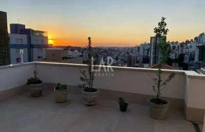 Cobertura à venda, 4 quartos, 2 suítes, 2 vagas, buritis - belo horizonte/mg