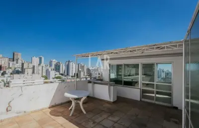 Cobertura para aluguel, 2 quartos, 1 suíte, 2 vagas, serra - belo horizonte/mg