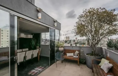 Cobertura à venda, 2 quartos, 2 suítes, 3 vagas, prado - belo horizonte/mg