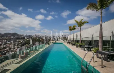 Apartamento mobiliado de 73m² disponível para locação com 2 suítes e 2 vagas de garagem no bairro santa lúcia/estoril