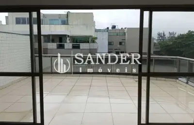 Cobertura com 4 quartos para alugar na rua carlos galhardo, recreio dos bandeirantes, rio de janeiro, 183 m2 por r$ 5.500