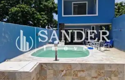 Casa em condomínio fechado com 4 quartos à venda na estrada roberto burle marx, guaratiba, rio de janeiro, 240 m2 por r$ 350.000