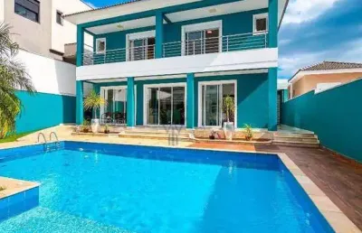 Casa com 5 dormitórios à venda, 356 m² por r$ 2.900.000,00 - new ville - santana de parnaíba/sp