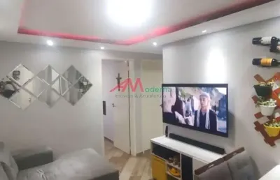 Apartamento à venda - condomínio athenas iii em irajá, são bernardo do campo  características do imóvel:  área total: 50m² 2 dormitórios sala com sanca e jogo de iluminação todo piso em porcelanato ba