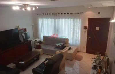 Magnífico sobrado no bairro rudge ramos em sbc. ampla sala com sanca no teto com excelente iluminação lavabo, sala de jantar, enorme cozinha com armários, 3 amplos dormitórios com piso laminado. sendo