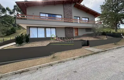 Casa alto padrão á venda no condomínio residencial costa da serra - rancho queimado - sc